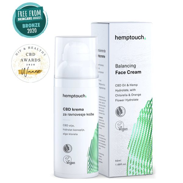 Hemptouch, CBD krema za ravnovesje kože (50 ml)