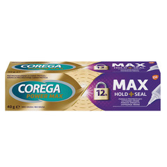 Corega Max Hold + Seal, pričvrstilna krema za zobne proteze (40 g)