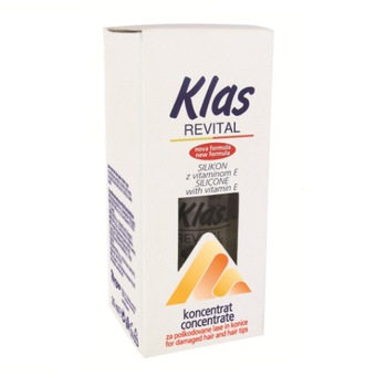 Klas Revital, silikonski koncentrat za lase z vitaminom E (30 ml)