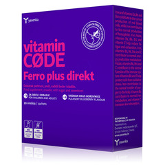 Yasenka Vitamin Code Ferro Plus Direkt, vrečice (20 vrečic)