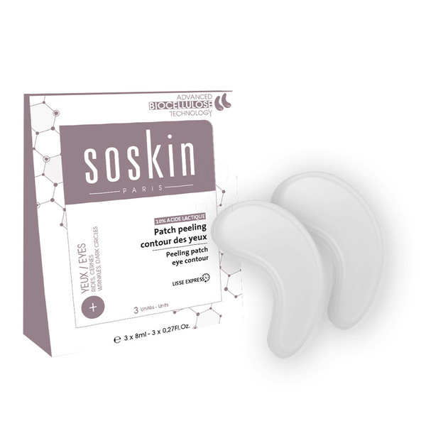 Soskin, anti-age piling obliž za področje okoli oči (3 x 8 ml)