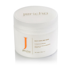 Jericho, maska iz blata za mastno in razdraženo lasišče (200 g)