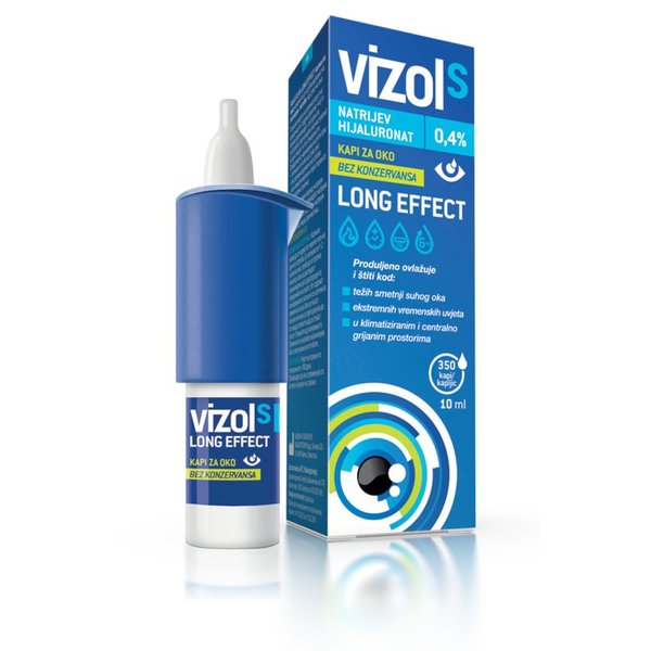 Vizol S 0,4 % Long Effect, kapljice za oči (10 ml)
