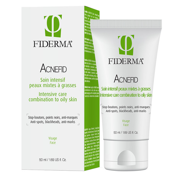 Acnefid Fiderma, intenzivna nega za mešano do mastno kožo za obraz (50 ml)