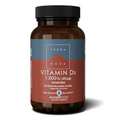 Terranova Vitamin D3 1000 IU kompleks, kapsule (50 kapsul)