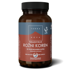 Terranova fermetiran Rožni koren, kapsule (50 kapsul)