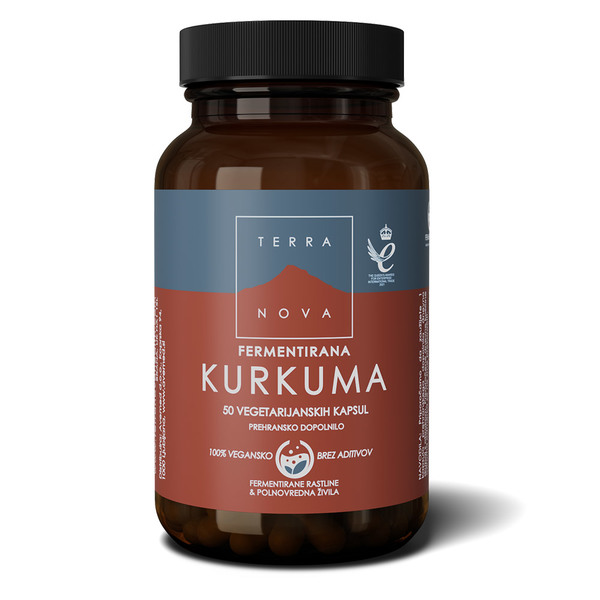 Terranova fermentirana Kurkuma, kapsule (50 kapsul)
