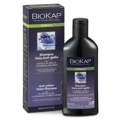 BioKap Viola Anit-giallo, šampon za lase proti rumenim odtenkom (200 ml)