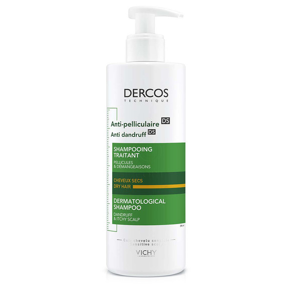 Vichy Dercos, šampon proti prhljaju za suhe lase (390 ml)
