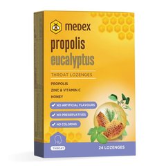 Medex Propolis Eucalyptus, pastile (24 pastil)