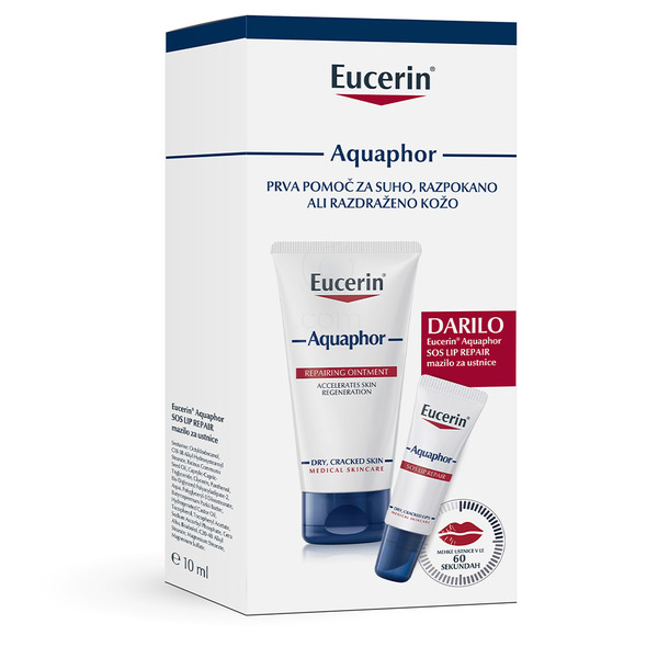 Eucerin Aquaphor, paket za nego suhe kože (45 ml + 10 g)