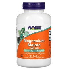 Magnezijev Malat NOW, tablete (180 tablet)