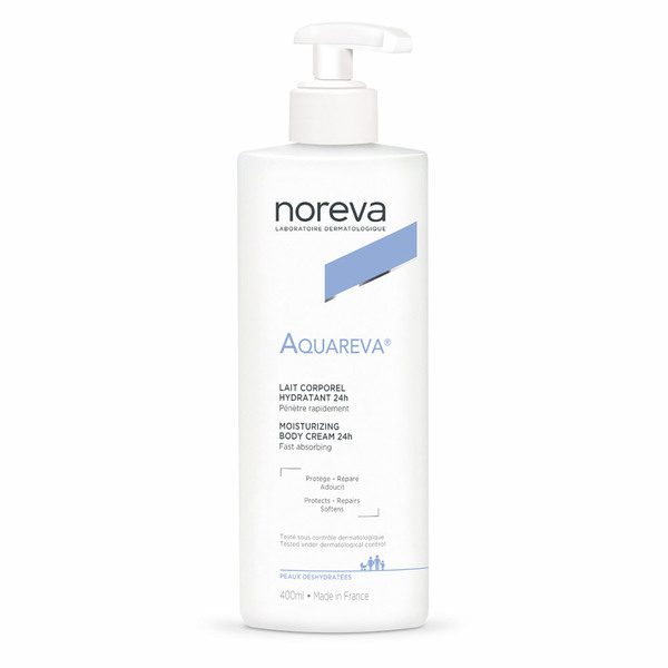 Noreva Aquareva, vlažilna krema za telo s pumpico (400 ml)