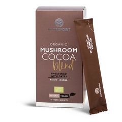 Nutrispoint Organic Mushroom Cocoa Blend, ekološki kakav obogaten z gobami - vrečke (14 vrečk)