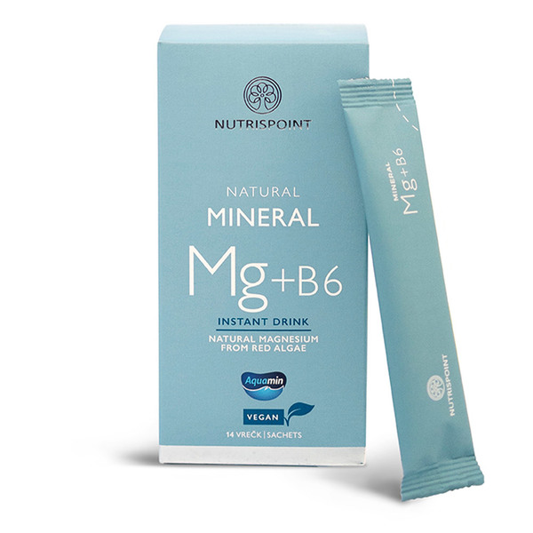 Nutrispoint Natural Mineral Mg + B6, vrečke (14 vrečk) 