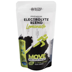 Nutrispoint Electrolyte Blend, elektroliti z okusom limone - vrečke (14 vrečk)