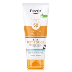 Eucerin Sun Sensitive Protect Kids Dry Touch, kremni gel za zaščito otroške kože pred soncem - ZF50+ (200 ml)