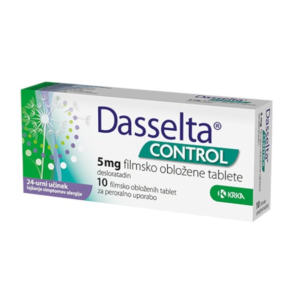 Dasselta control 5 mg, filmsko obložene tablete (10 tablet)