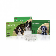 Deltatic, zdravilna ovratnica za majhnein srednje velike pse - 60 cm (1 ovratnica)