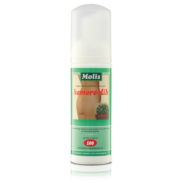 Molis, pena za nego pri hemoroidih (150 ml)