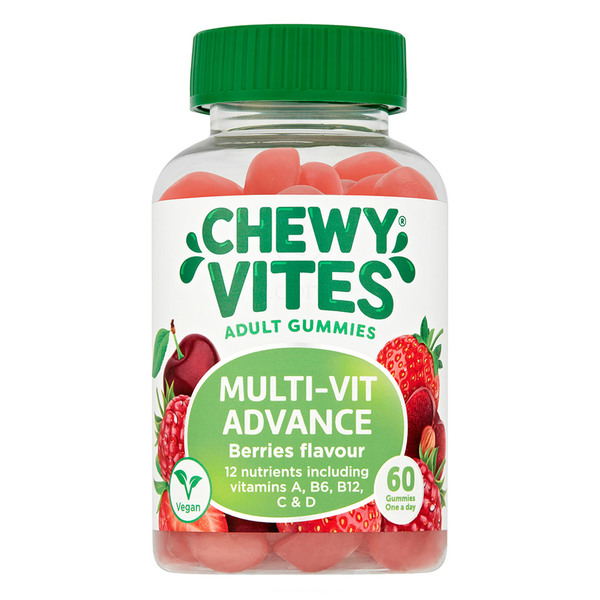 Chewy Vites Adult Multi-vit Advance, gumijasti bonboni za odrasle (60 bonbonov)