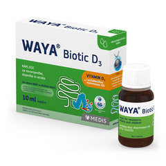 Waya Biotic D3, kapljice za novorojenčke, dojenčke in otroke (10 ml)
