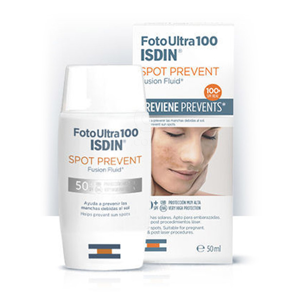 ISDIN Fotoultra Spot Prevent Fusion, fluid za preprečevanje pigmentnih madežev - ZF50+ (50 ml)