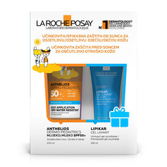 LRP Anthelios Dermo Pediatrics, paket za zaščito kože pred soncem za otroke - ZF50+ (250 ml + 100 ml) 
