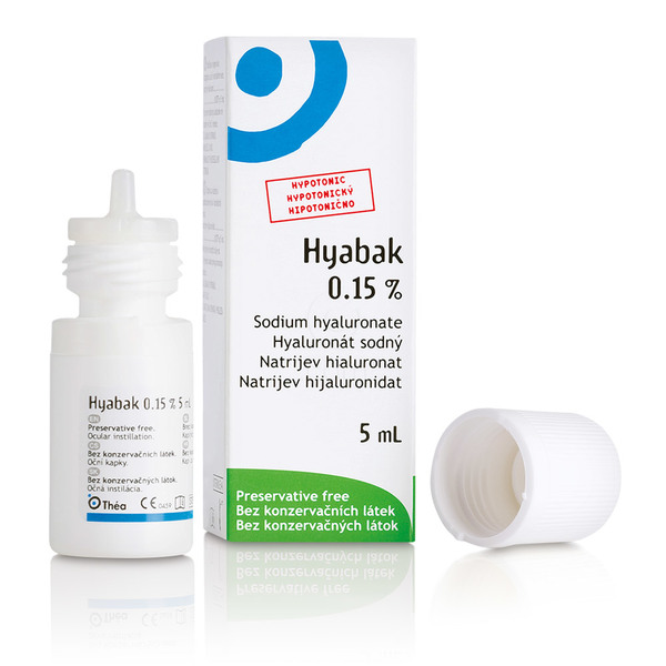 Hyabak, vlažilne kapljice za oči (5 ml)