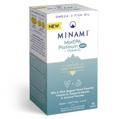MorEPA Platinum MiNi + Vitamin D3, kapsule (90 kapsul)