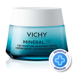 Vichy Mineral 89, krema za 72-urno intenzivno vlaženje za vse tipe kože (50 ml)