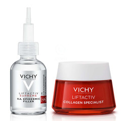 Vichy Liftactiv, protokol za polnjenje kože z 1,5 % čiste hialuronske kisline (30 ml + 50 ml)