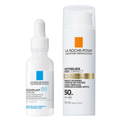 LRP Cicaplast, ultraobnovitveni protokol za dehidrirano in razdraženo kožo brez leska - nega in zaščita pred soncem (30 ml + 50 ml)