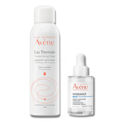 Avene Hydrance Boost, rutina za vlaženje suhe kože - serum in termalna voda (30 ml + 150 ml)