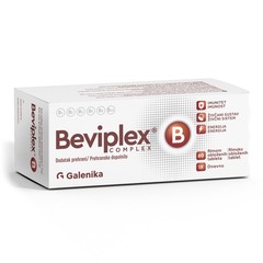 Beviplex B kompleks filmsko obložene tablete, 60 tablet
