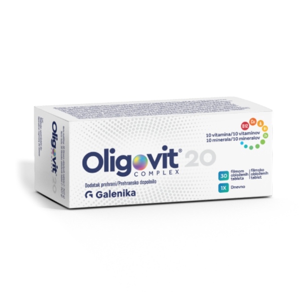 Oligovit complex, 30 filmsko obloženih tablet