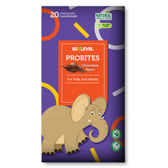 Biolevel Probites, medvedki z okusom čokolade (20 medvedkov)