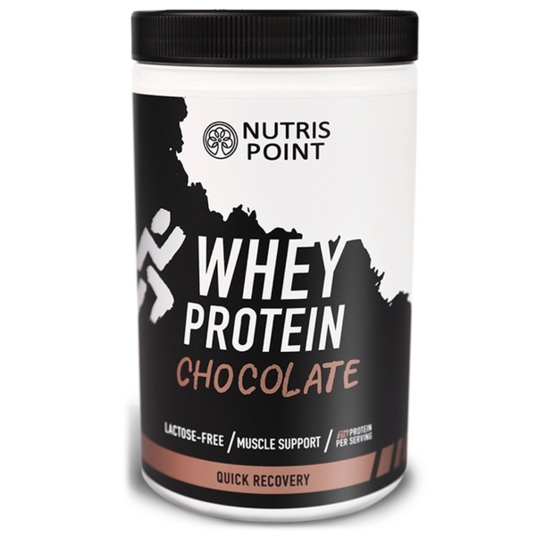 Nutrispoint Whey Protein, proteini - okus čokolada (384 g)