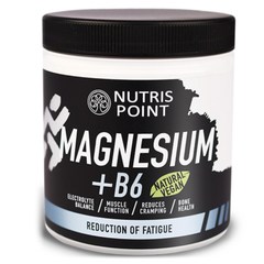 Nutrispoint magnezij + B6 - okus limona, prah (205 g)