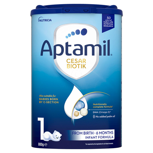 Aptamil 1 Cesar Biotik, začetno mleko za dojenčke (800 g)