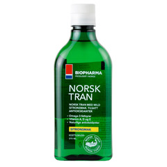 Norsk Tran Biopharma, tekoče polenovkino olje (375 ml) 