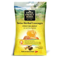 Swiss Energy Herbs, zeliščne pastile z 20-mi zelišči in medom (12 pastil)