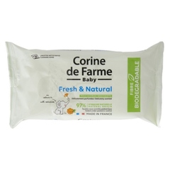 Corine De Farme, vlažilni robčki za dojenčke in malčke (56 robčkov)
