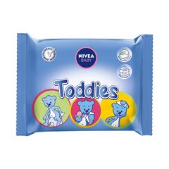 Nivea Toddies, večnamenski vlažni robčki v vrečki