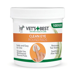 Vet's Best Clean Eye, blazinice za pse in mačke (100 blazinic)