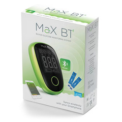 Max BT, sistem za merjenje sladkorja v krvi (1 komplet)