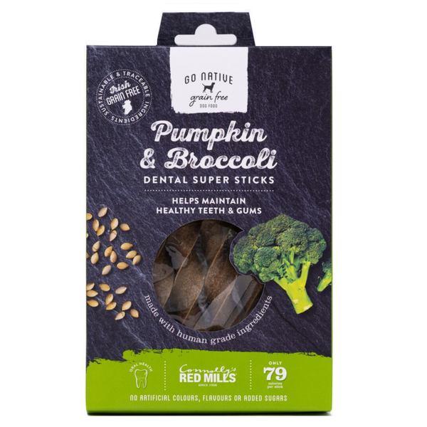 Go Native, dentalna spirala - buča in brokoli (150 g) 