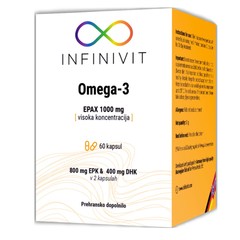  Infinivit Omega 3, kapsule (60 kapsul)