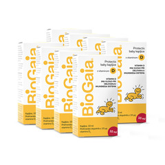 BioGaia Protectis Baby D3, kapljice za otroke in dojenčke (8 x 10 ml)
