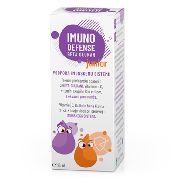 Imuno Defense Beta Glukan Junior, sirup za otroke (125 ml)